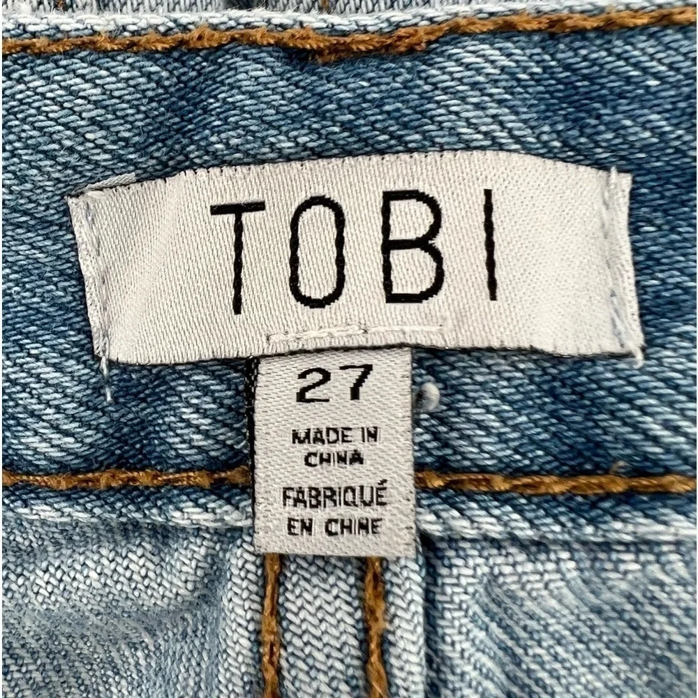 Tobi Cut Off Distressed Denim Jean Shorts Size 27 Women's